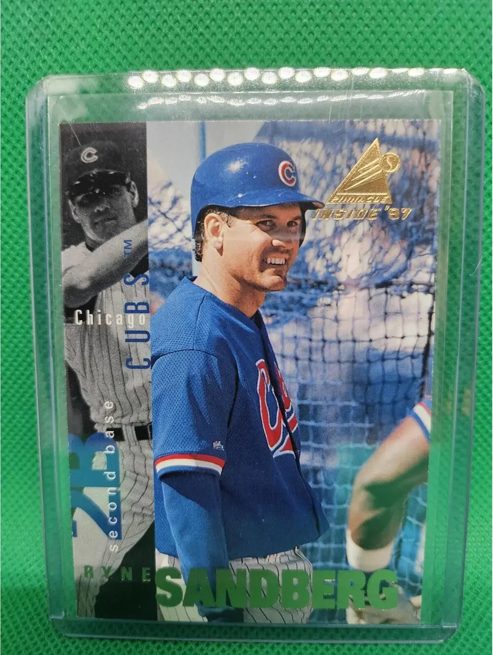 Ryne Sandberg - HOF - 1997 Pinnacle Inside #37 - Cubs - RAW Mint